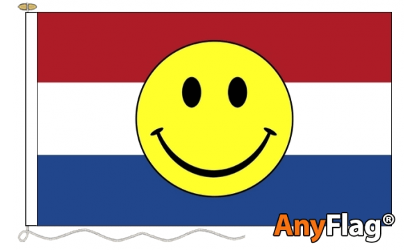 Netherlands Smiley Face Custom Printed AnyFlag®